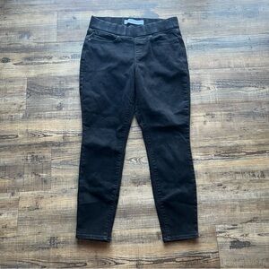 Signature By Levi Strauss Gold Womens Black Shaping Pull-on Skinny Jeans Sz 10S